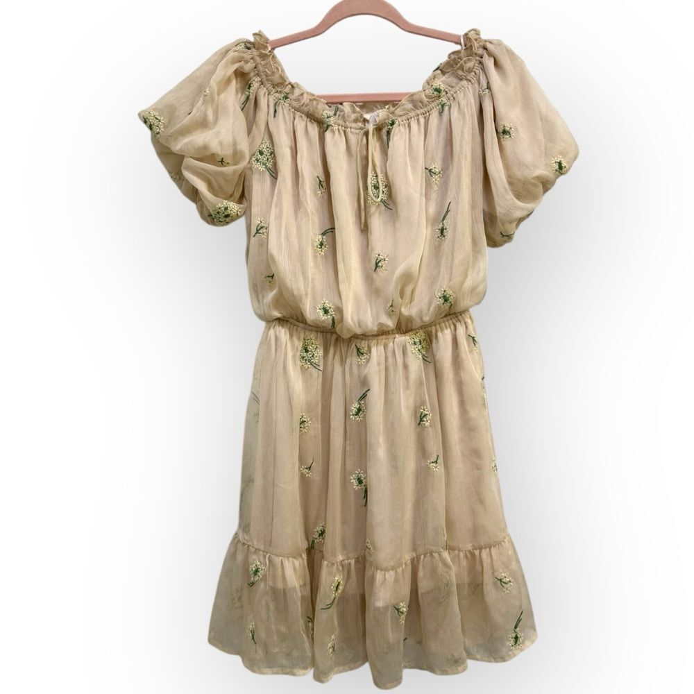 G.P.D Embroidered Boho Dress – Size Medium